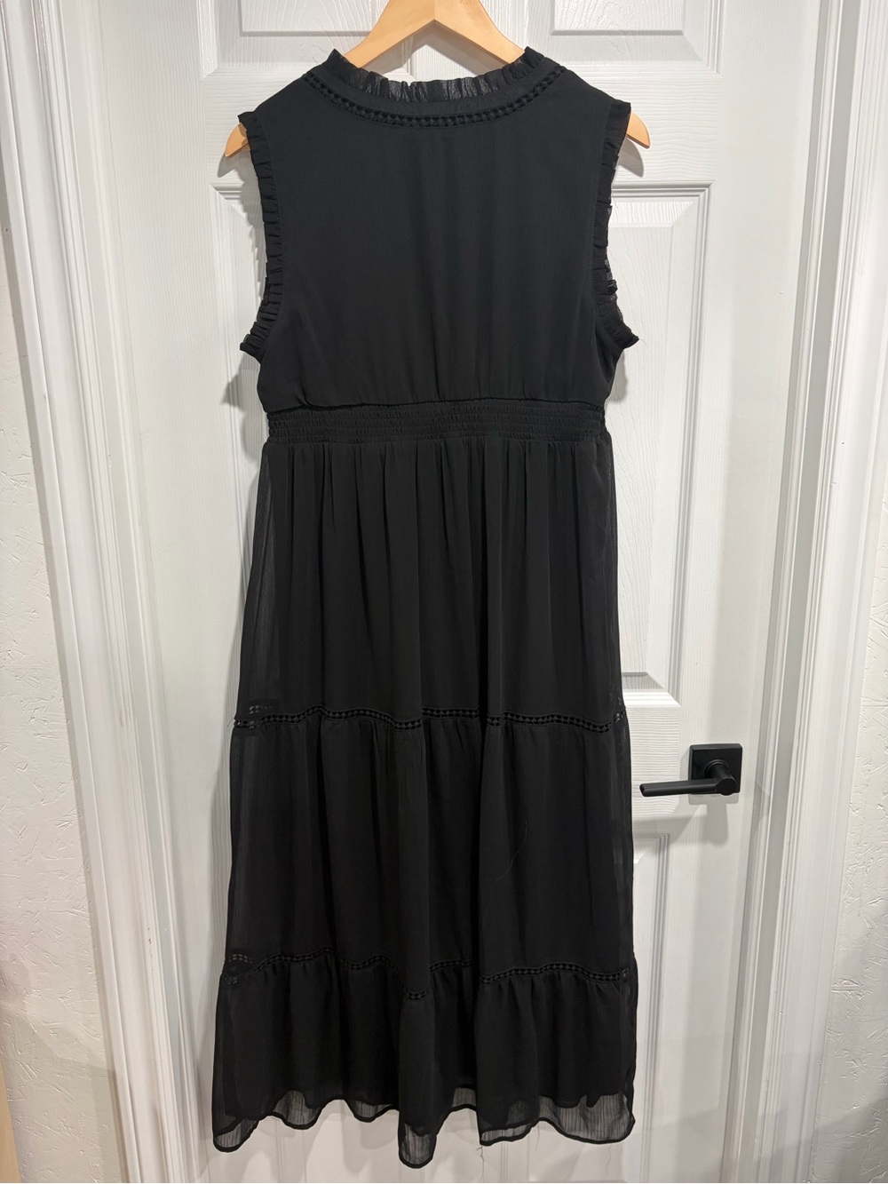 Christina Black Sleeveless V-Neck Maxi Dress - Picture 7 of 12